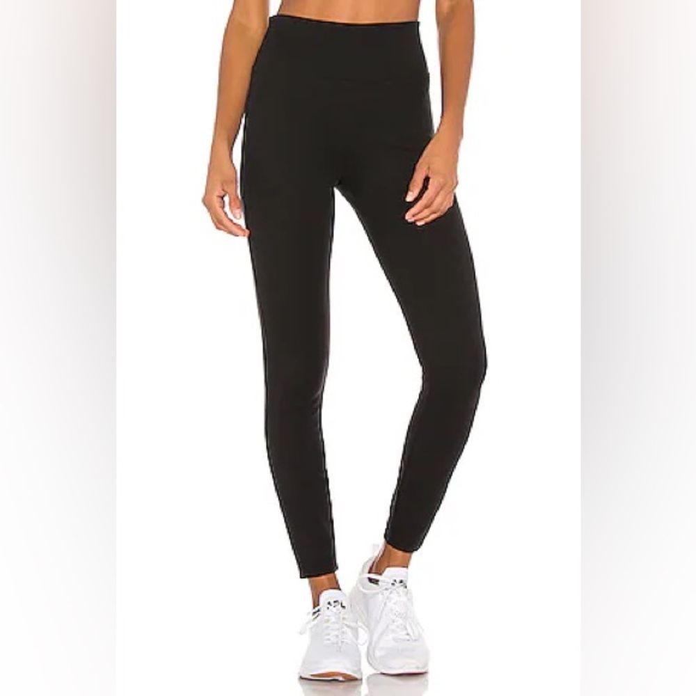 Ponte Ankle Leggings in Classic Black
